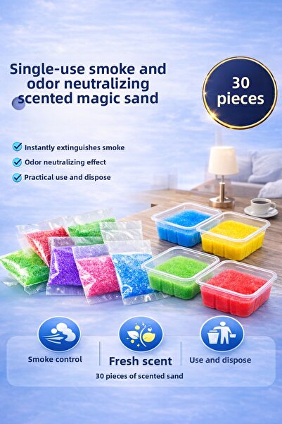 nelerbulurum 30 τεμάχια άμμος αποσμητικός καπνού, με ευχάριστο άρωμα, 30 τεμά...