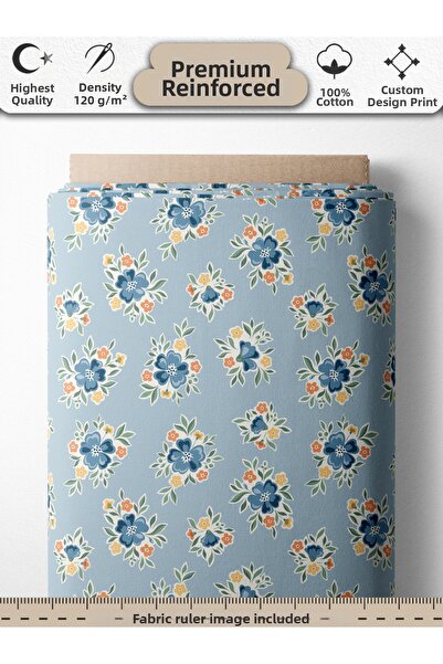 FabricsTown 100% Βαμβακερό ύφασμα Ranforce 100x240 εκ. 120 γρ./τ.μ. Ψηφιακή ε...