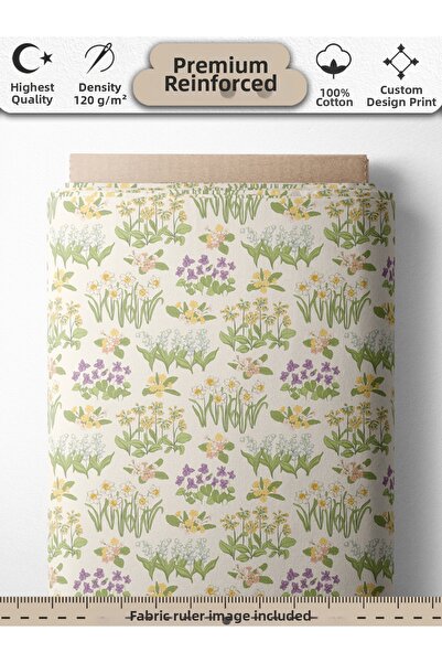 FabricsTown Țesătură Ranforce 100% bumbac 100x240 cm 120 g/m² Imprimare digit...