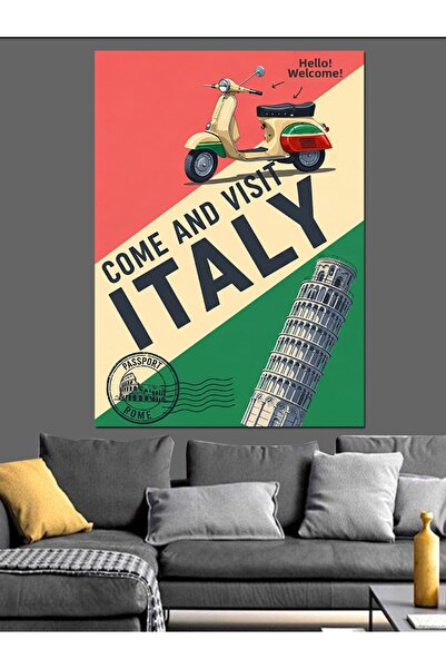 KanvasSepeti Vino în Italia Pictură în ulei de înaltă calitate d texturat Can...