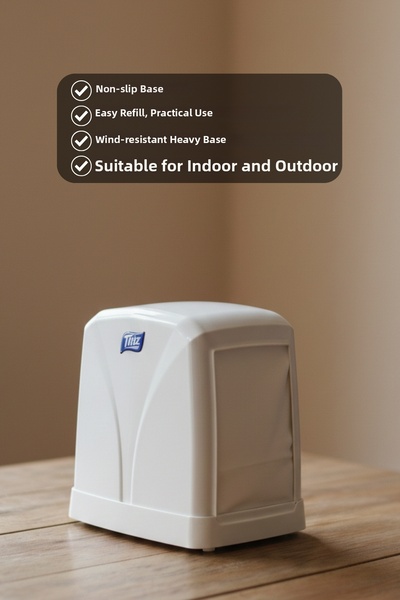 ELDİPA Vertical Desktop Napkin Holder - Non-Slip Cafe Restaurant Napkin Boxes...