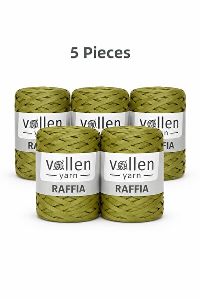 vollen yarn Sfoară de rafie premium de 200gr, pachet de 5, Raffia Ç geantă Su...
