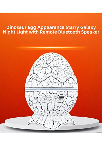 Epilons Lumină de noapte cu proiector cu design de ouă de dinozaur