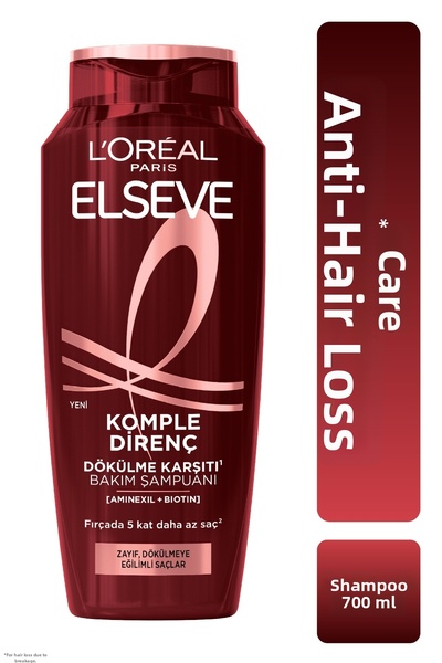 ELSEVE Komple Resistance Anti-Hair Loss Shampoo 700 ml