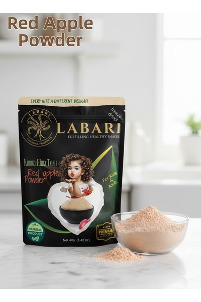 Labari مسحوق التفاح المجفف بالتجميد 40 جرام