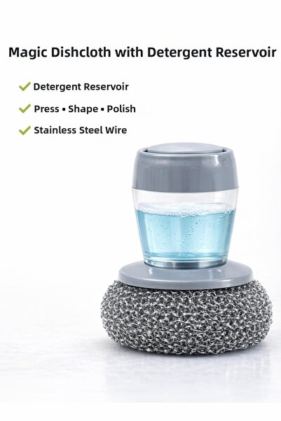 EcoVibe سلك غسالة الأطباق السحري مع وعاء المنظفات، سلك التنظيف والتنظيف العمل...