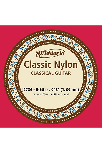 Daddario J2706 GITARĂ CLASICĂ CU SÂRMĂ, NYLON CLASIC, TENSIUNE NORMALĂ D'Adda...
