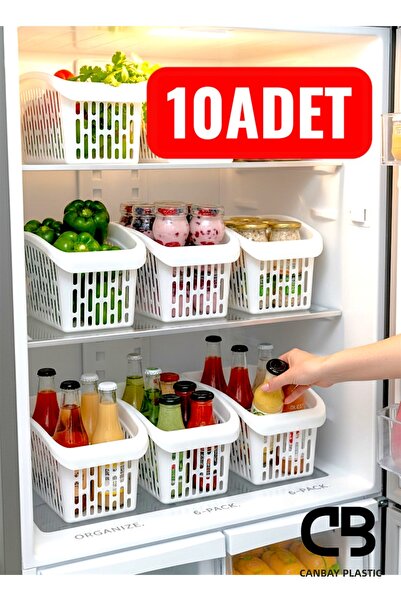 Canbay Store 10 bucăți frigider organizator interior coș cu legume cu fructe ...