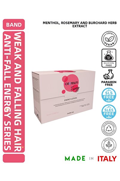 Inebrya لاصقات الطاقة بنكهة الآيس كريم 70 قطعة |   شريط العناية المقوي لمكافح...