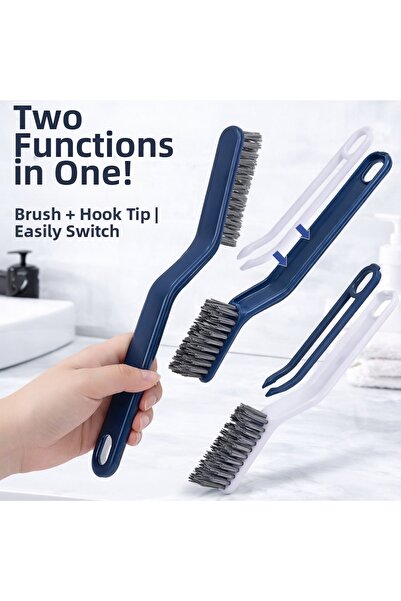 poswicon Tile and Joint Cleaning Brush – Model with Drain Opener Tweezers