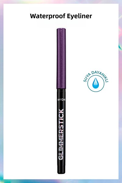 AVON قلم تحديد العيون من جليمر ستيكس شيمر ليفت مقاوم للماء، جمشت