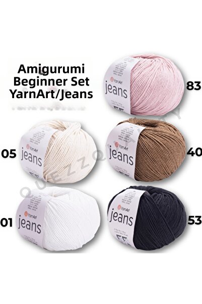 Yarnart Σετ Αρχαρίων Αμιγκουρούμι, Νήματα Πλεξίματος στο χέρι, Σετ Αρχαρίων 5...