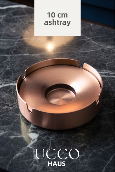 UCCO Σοφιστικέ τασάκι πολυτελείας από ανοξείδωτο ατσάλι 10x3 εκ. Διακοσμητικό...