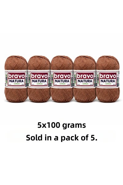 Bravo Natura Cotton Tile 506 Cotton Yarn 100Gr 200Mt Knitting Yarn Amigurumi ...