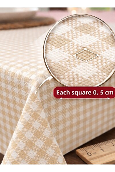 serelya Checkered Tablecloth, Checkered Picnic Cloth - Plaid Checkered Tablec...