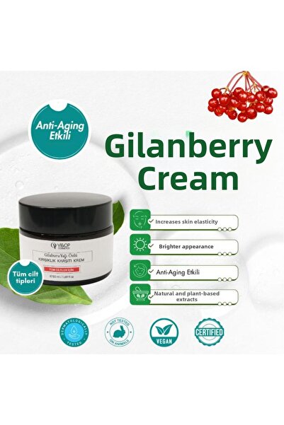 Vİ OP KOZMETİK كريم Vi&Op Cosmetics بخلاصة زيت جيلابورو وتأثير مضاد للشيخوخة