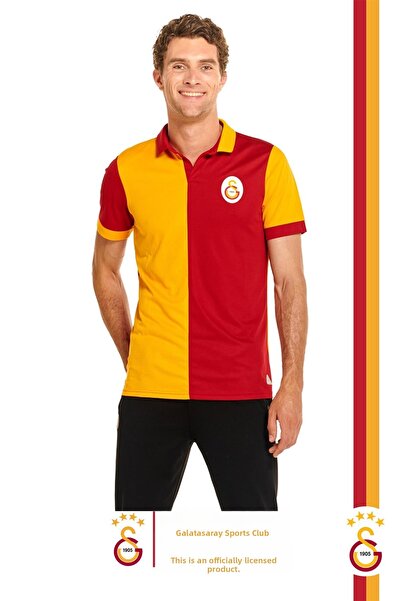 Galatasaray Αυθεντικό μπλουζάκι με γιακά πόλο με άδεια χρήσης