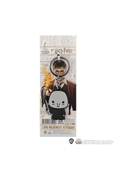 TOYFEST هاري بوتر لورد فولدمورت سلسلة مفاتيح تمثال سيليكون مرخص حقيبة زينة مق...