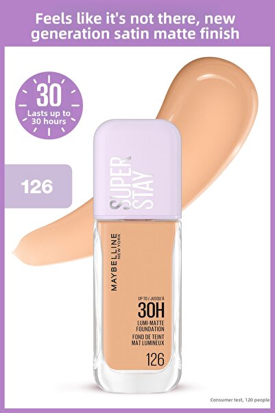 Maybelline New York Super Stay Lumi Matte Foundation - 126
