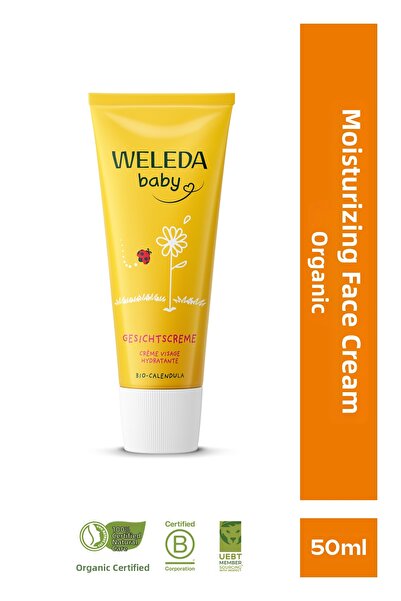Weleda كريم الوجه العضوي بالآذريون 50 مل