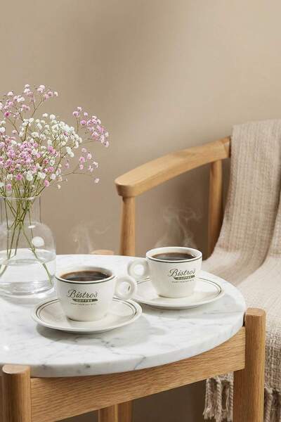 TRENDYOLMİLLA HOME 2-teiliges Bistro-Kaffeetassenset 60 cc TPHSS26KFC00008