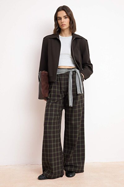 Trendyol Collection Khaki Trousers Twoaw26Pl00173