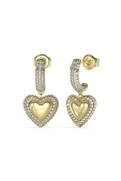 Guess أقراط نسائية على شكل قلب من JGUJUBE05021JWYGTU