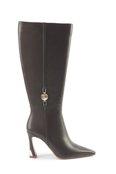 Nine West DUANE 5PR Koyu Kahve Kadın Topuklu Çizme