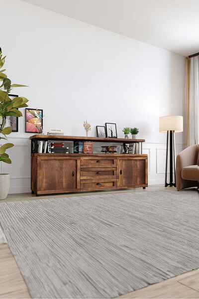 KIYMIK HOME Yasemin Konsol – Size Özel Üretim – Gerçek Ağaç - Ceviz