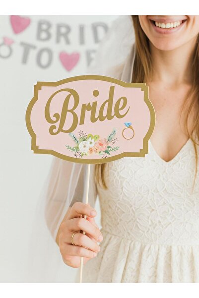 Parti Adresi Bride To Be Konuşma Balonu 5'Li