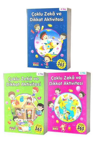 Genel Markalar Çoklu Zeka ve Dikkat Aktivitesi Seti - 4 Yaş