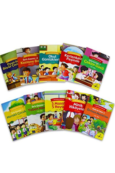Çocuk Gezegeni 4. Sınıf Okuma Kitapları Seti 10 Kitap 960 Sayfa