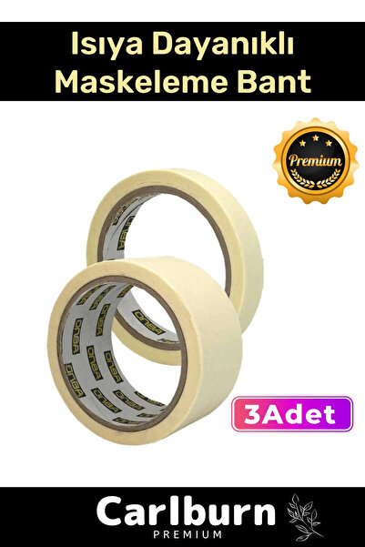 Carlburn Устойчива на топлина креп хартия, лесно отстранима хартия, 25 м маск...