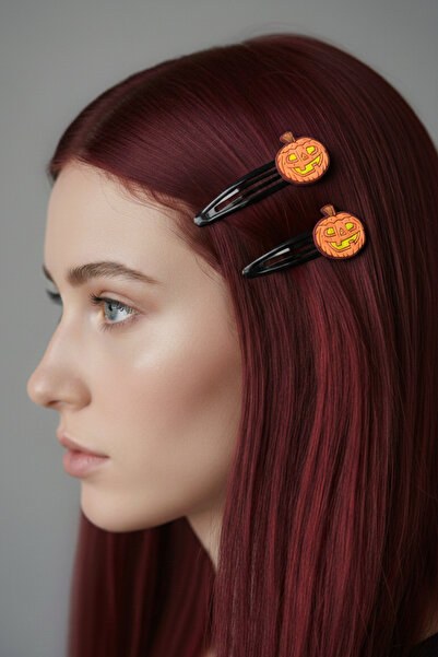 PETEK AKSESUAR مشبك شعر هالوين هالوين 2 قطعة