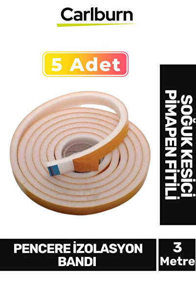 Carlburn 5 bucăți, 3 metri, bandă izolatoare, adezivă, izolație din sticlă, b...