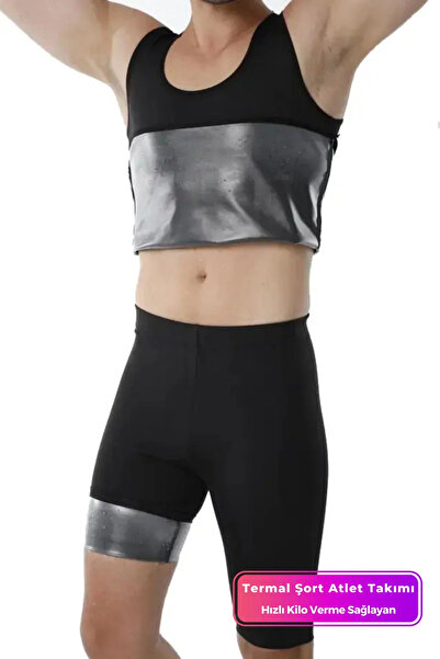 Carlburn Σετ Σορτς Σάουνας για Αθλήματα με Ενισχυτικό Εφίδρωσης, Άνετο, Κομψό...