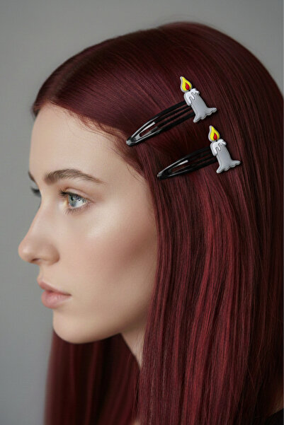 PETEK AKSESUAR مشبك شعر هالوين هالوين 2 قطعة