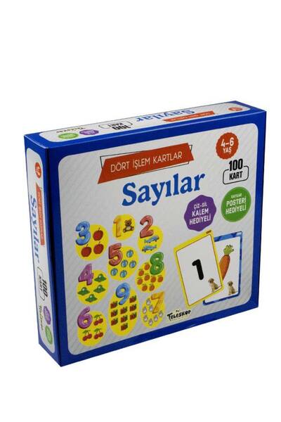 Genel Markalar Sayılar Dört İşlem Kartlar 4-6 Yaş