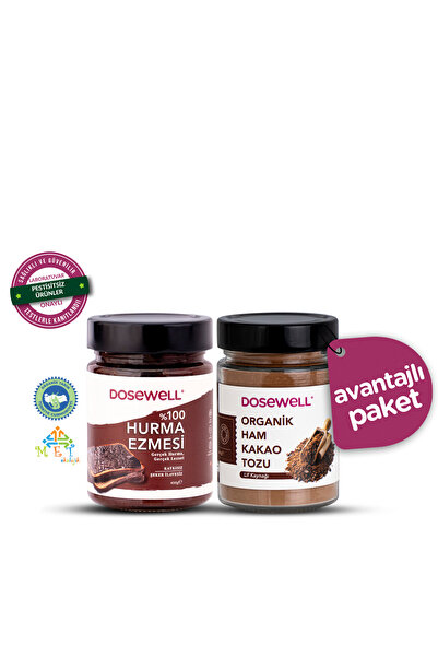 Dosewell %100 Hurma Ezmesi & Organik Ham Kakao – Katkısız, Doğal Tatlı Altern...