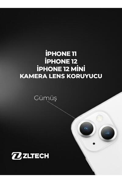 ZLTECH iPhone 11/12/12Mini Uyumlu Kamera Lens Koruyucu