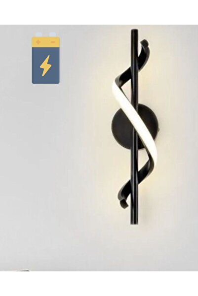 Model Pilli Tak Çalıştır beyaz Led Aplik Pil Dahil Yatak Odası Salon