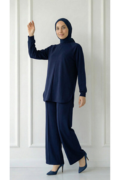 MİHRA STORE Ενιαίο κοστούμι με ραμμένα μπροστινά μέρη και μανίκια και οβάλ πα...