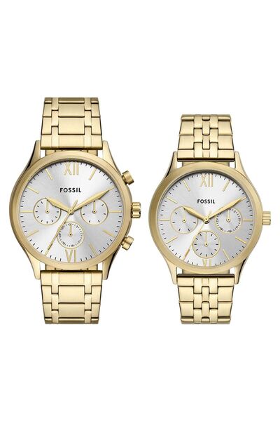 Fossil FBQ2899SET Erkek Kol Saati ve Kadın Kol Saati