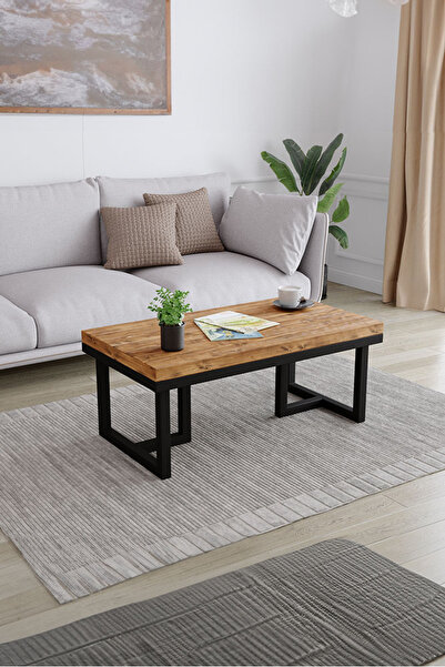 KIYMIK HOME 4009 Orta Sehpa Size Özel Üretim Gerçek Ağaç - Köknar