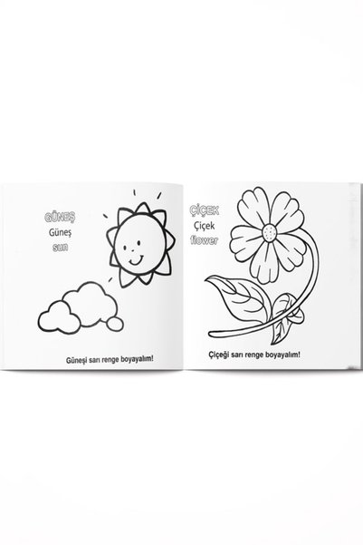 Parıltı Yayıncılık Educational Coloring Book - Colors and Shapes