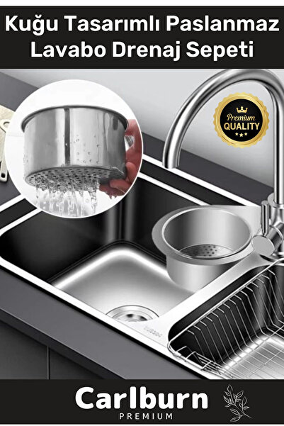 Carlburn Özel Üretim Kuğu Tasarımlı Paslanmaz Çelik Korozyona Tıkanmaya Asıla...