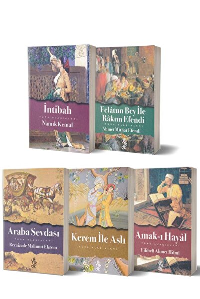Venedik Yayınları Türk Klasikleri Seti - 5 Kitap