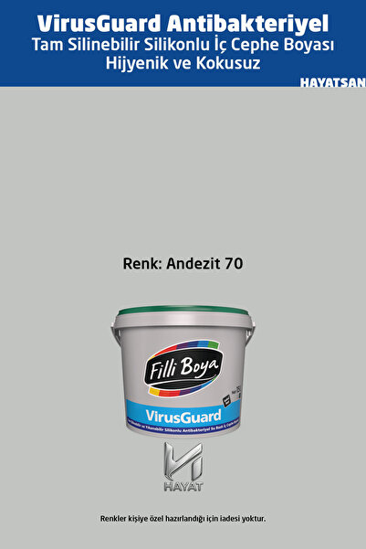 Filli Boya VirusGuard --Tam Silinebilir - Yıkanabilir Silikonlu İç Cephe Boya...