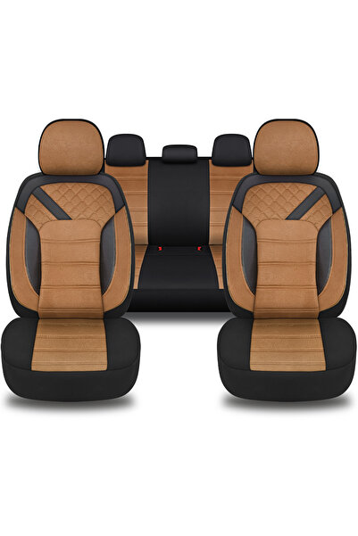 Oto Pandami مجموعة كاملة من أغطية مقاعد السيارة المتوافقة مع أي سيارة - ريش ت...