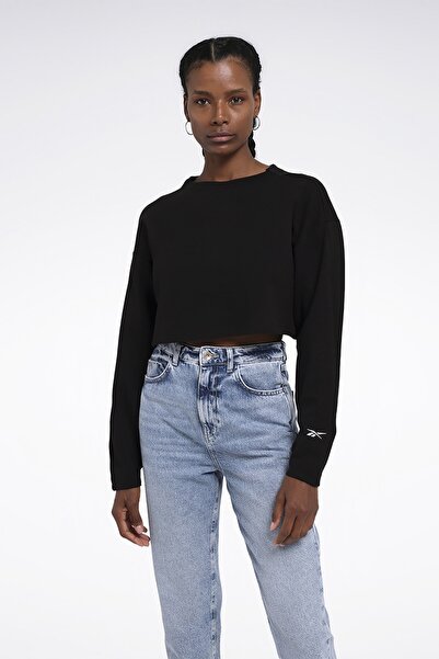 Reebok ACTIV COLL DREAMBLEND MID Siyah Kadın Sweatshirt